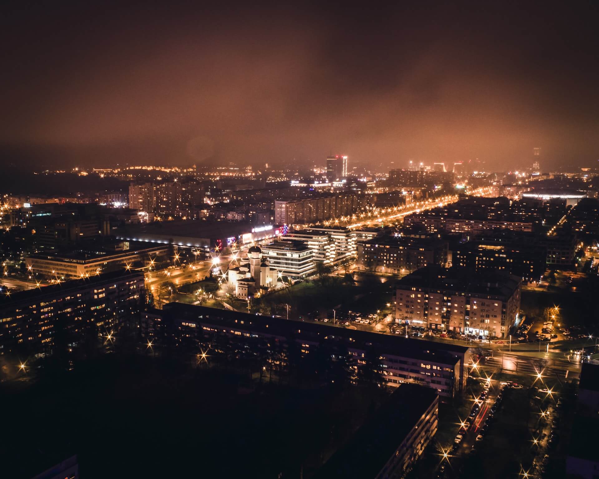 Belgrade at night