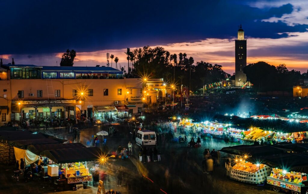 Marrakech at night