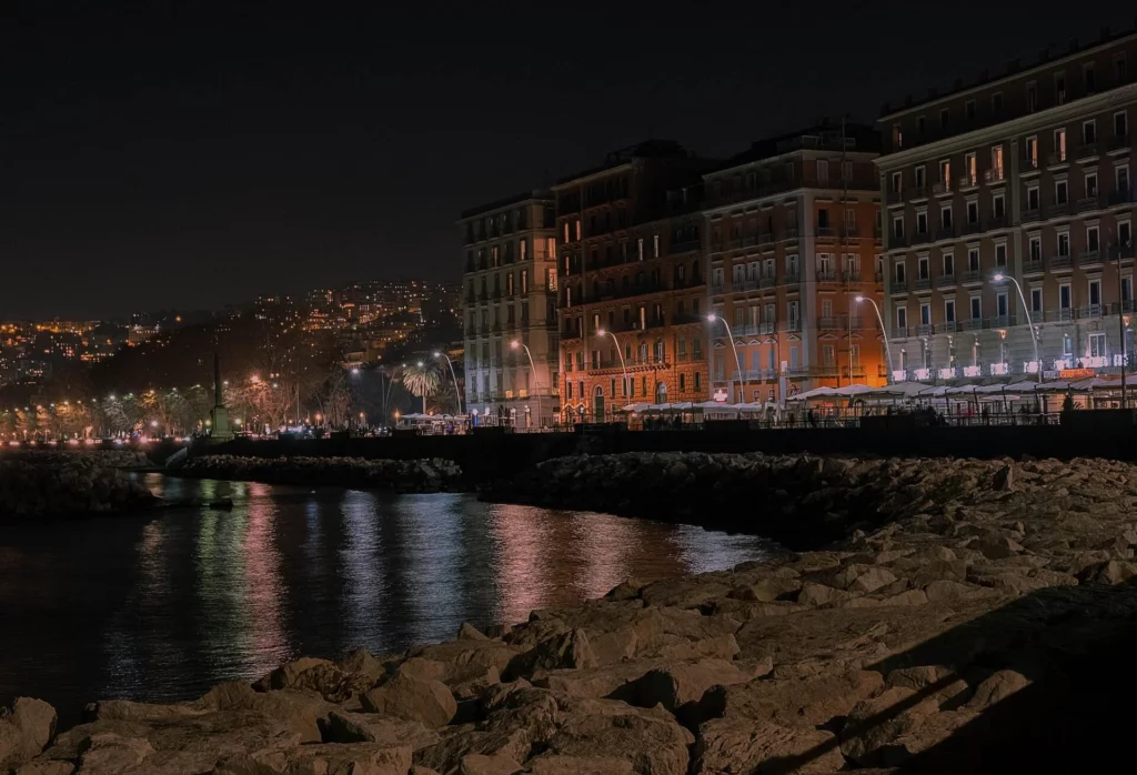 Naples at night