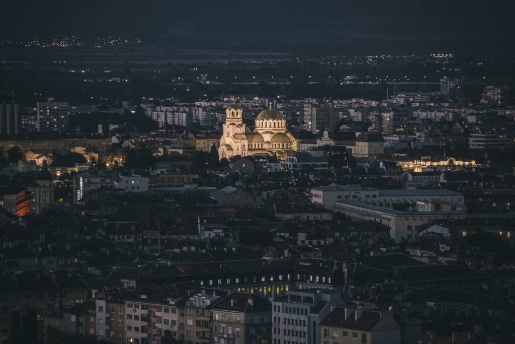 Sofia at night